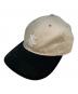 Two-Tone Suede Brim Aaron Classic Cap（トゥー・トーン・スエード・ブリム・アーロン・クラシック・キャップ）の古着「キャップ」｜ブラック×ベージュ