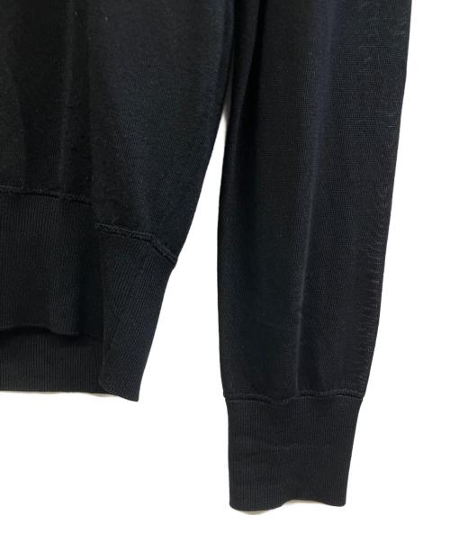 TOM FORD（トムフォード）TOM FORD (トムフォード) シルク混ヘンリーTシャツ ブラック サイズ:46の古着・服飾アイテム