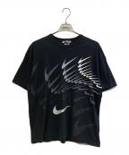 NIKE×BLACK COMME des GARCONSナイキ×ブラックコムデギャルソン）の古着「半袖カットソー」｜ブラック
