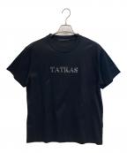 TATRASタトラス）の古着「RISTEN リステン ロゴ Tシャツ」｜ブラック