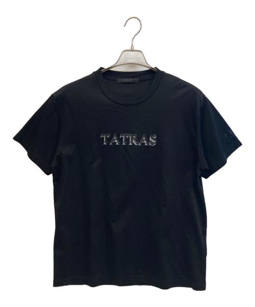 TATRAS（タトラス）TATRAS (タトラス) RISTEN リステン ロゴ Tシャツ ブラック サイズ:1の古着・服飾アイテム