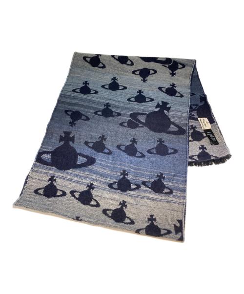 Vivienne Westwood（ヴィヴィアンウエストウッド）Vivienne Westwood (ヴィヴィアンウエストウッド) マフラー ネイビーの古着・服飾アイテム