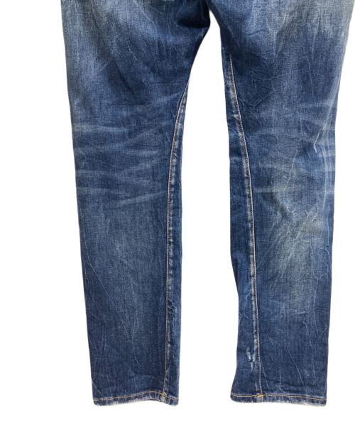 DSQUARED2（ディースクエアード）DSQUARED2 (ディースクエアード) ダメージ加工デニムパンツ インディゴ サイズ:48の古着・服飾アイテム