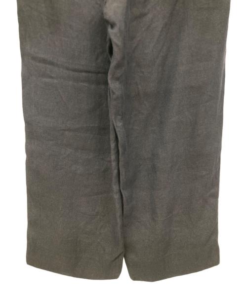 Gorsch the merry coachman（ゴーシュ ザ メリーコーチマン）Gorsch the merry coachman (ゴーシュ ザ メリーコーチマン) Broken Twill Linen 2 Tack Trousers ブラック サイズ:82の古着・服飾アイテム