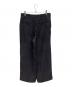 中古・古着 Gorsch the merry coachman (ゴーシュ ザ メリーコーチマン) Broken Twill Linen 2 Tack Trousers ブラック サイズ:82：35000円
