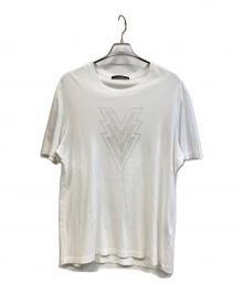 LOUIS VUITTON（ルイ ヴィトン）の古着「半袖カットソー VOLEZ VOGUEZ VOYAGEZ」｜ホワイト