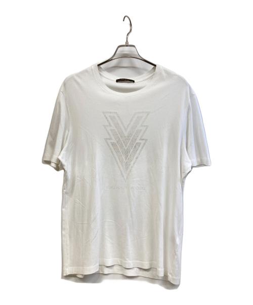 LOUIS VUITTON（ルイ ヴィトン）LOUIS VUITTON (ルイ ヴィトン) 半袖カットソー VOLEZ VOGUEZ VOYAGEZ ホワイト サイズ:XXLの古着・服飾アイテム