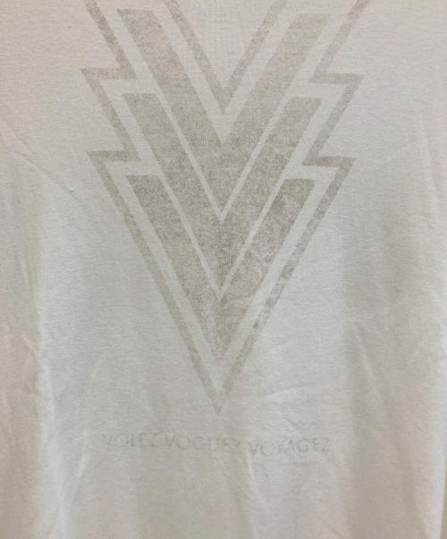 LOUIS VUITTON（ルイ ヴィトン）LOUIS VUITTON (ルイ ヴィトン) 半袖カットソー VOLEZ VOGUEZ VOYAGEZ ホワイト サイズ:XXLの古着・服飾アイテム