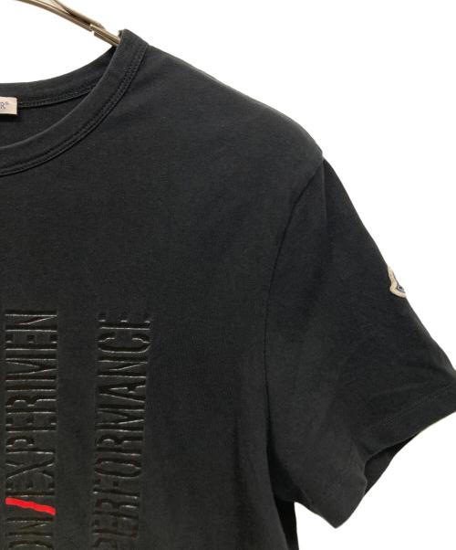 MONCLER（モンクレール）MONCLER (モンクレール) 半袖カットソー ブラック サイズ:Ｍの古着・服飾アイテム