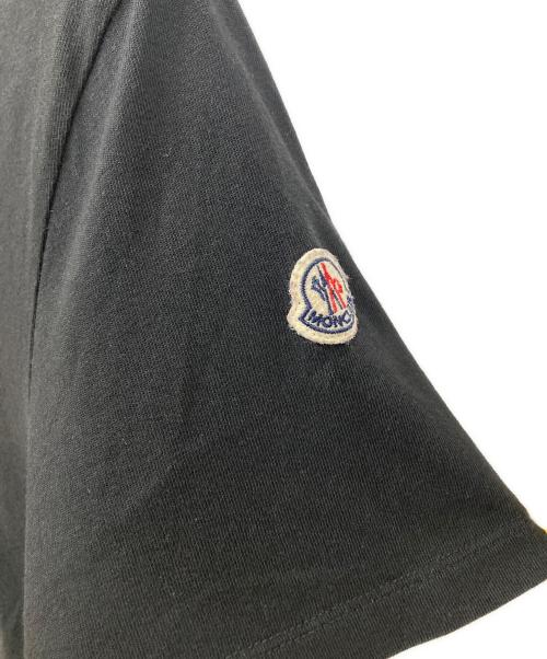 MONCLER（モンクレール）MONCLER (モンクレール) 半袖カットソー ブラック サイズ:Ｍの古着・服飾アイテム