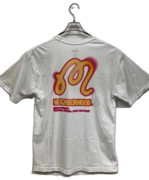 NEIGHBORHOOD（ネイバーフッド）NEIGHBORHOOD (ネイバーフッド) MALBON GOLF (マルボンゴルフ) 半袖カットソー ホワイト サイズ:Ｍの古着・服飾アイテム