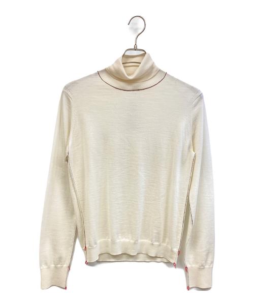 Maison Margiela（メゾンマルジェラ）Maison Margiela (メゾンマルジェラ) 薄手ニット ベージュ サイズ:Sの古着・服飾アイテム