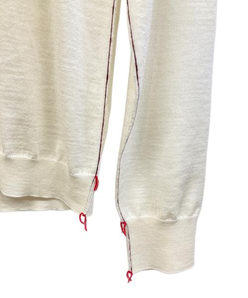 Maison Margiela（メゾンマルジェラ）Maison Margiela (メゾンマルジェラ) 薄手ニット ベージュ サイズ:Sの古着・服飾アイテム