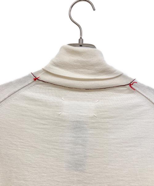 Maison Margiela（メゾンマルジェラ）Maison Margiela (メゾンマルジェラ) 薄手ニット ベージュ サイズ:Sの古着・服飾アイテム