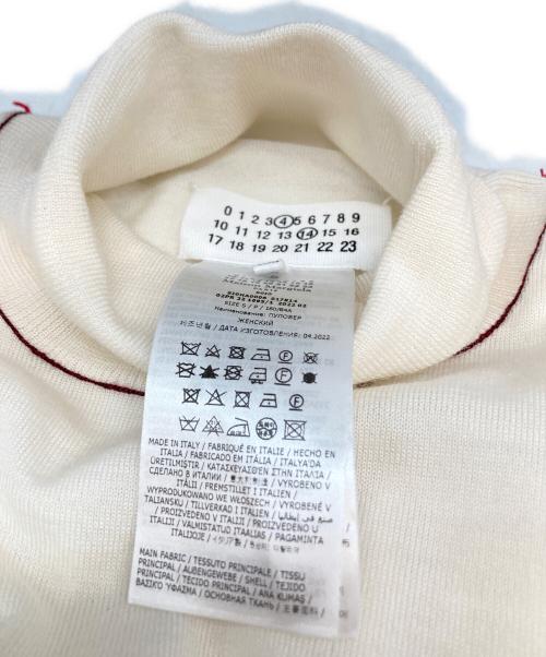Maison Margiela（メゾンマルジェラ）Maison Margiela (メゾンマルジェラ) 薄手ニット ベージュ サイズ:Sの古着・服飾アイテム