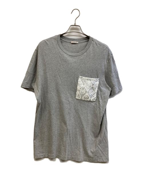 MONCLER（モンクレール）MONCLER (モンクレール) 半袖カットソー グレー サイズ:XLの古着・服飾アイテム