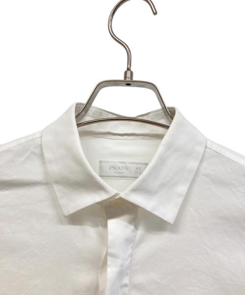 PRADA（プラダ）PRADA (プラダ) 長袖シャツ ホワイト サイズ:48の古着・服飾アイテム