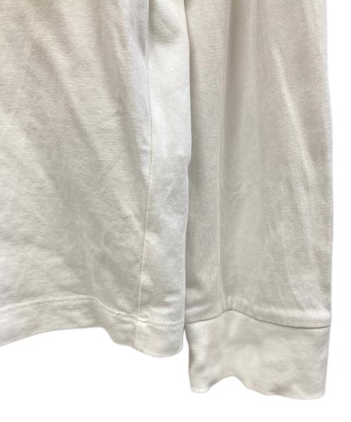 MONCLER（モンクレール）MONCLER (モンクレール) 長袖カットソー ホワイト サイズ:Sの古着・服飾アイテム