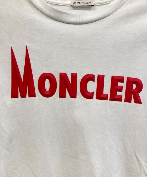 MONCLER（モンクレール）MONCLER (モンクレール) 長袖カットソー ホワイト サイズ:Sの古着・服飾アイテム