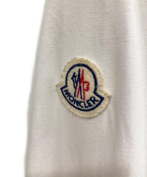 MONCLER（モンクレール）MONCLER (モンクレール) 長袖カットソー ホワイト サイズ:Sの古着・服飾アイテム