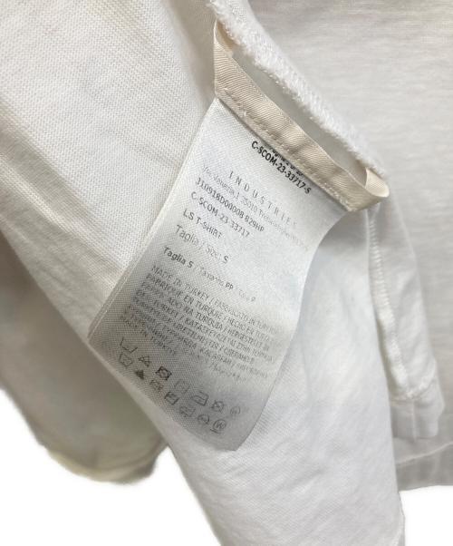 MONCLER（モンクレール）MONCLER (モンクレール) 長袖カットソー ホワイト サイズ:Sの古着・服飾アイテム