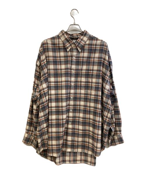 Graphpaper（グラフペーパー）Graphpaper (グラフペーパー) 長袖シャツ ブラウン サイズ:FREEの古着・服飾アイテム