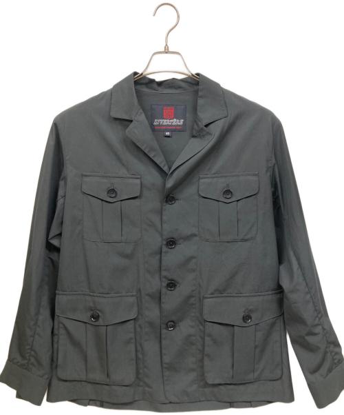 INVERTERE（インバーティア）INVERTERE (インバーティア) サファリジャケット ブラック サイズ:40の古着・服飾アイテム