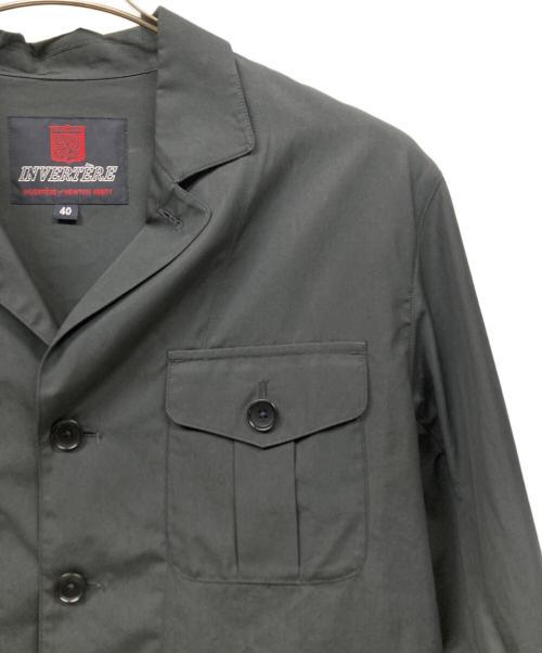 INVERTERE（インバーティア）INVERTERE (インバーティア) サファリジャケット ブラック サイズ:40の古着・服飾アイテム