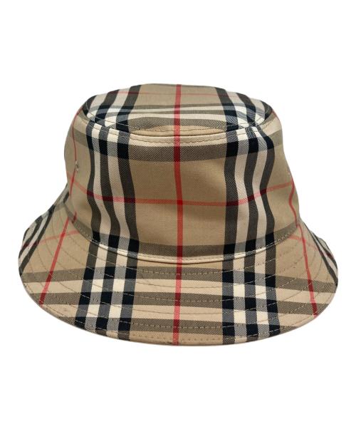 BURBERRY（バーバリー）BURBERRY (バーバリー) バケットハット ブラウン サイズ:2Y-3Yの古着・服飾アイテム