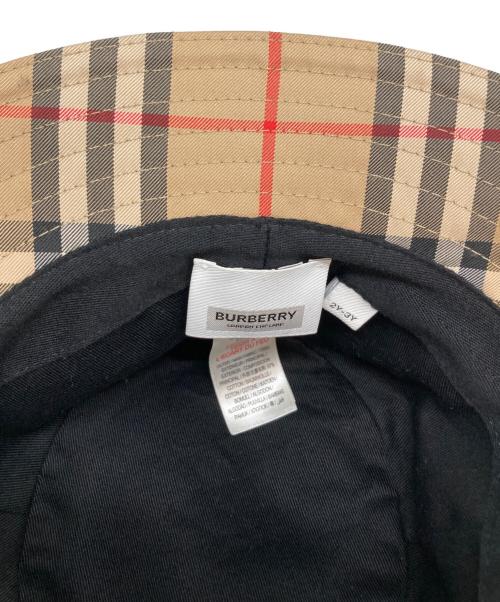 BURBERRY（バーバリー）BURBERRY (バーバリー) バケットハット ブラウン サイズ:2Y-3Yの古着・服飾アイテム
