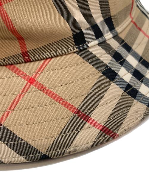 BURBERRY（バーバリー）BURBERRY (バーバリー) バケットハット ブラウン サイズ:2Y-3Yの古着・服飾アイテム