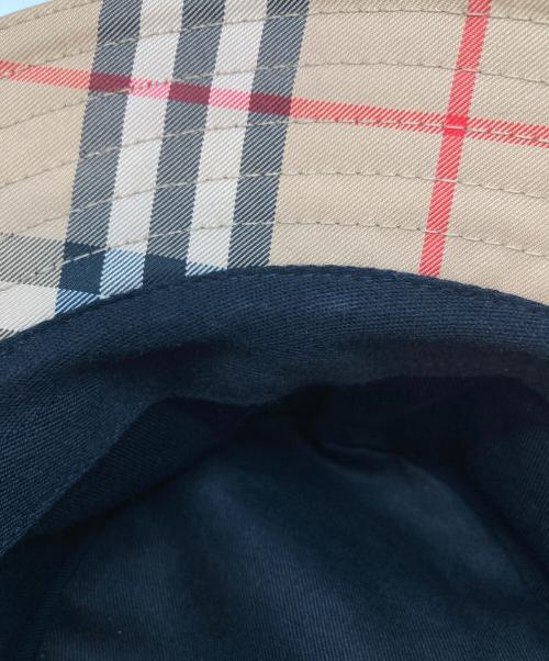 BURBERRY（バーバリー）BURBERRY (バーバリー) バケットハット ブラウン サイズ:2Y-3Yの古着・服飾アイテム