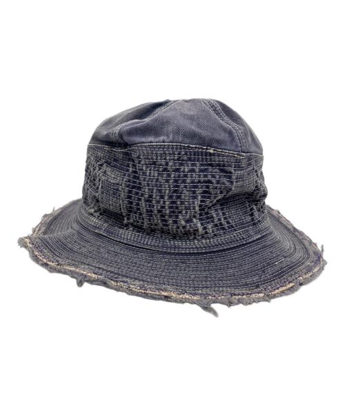 KOUNTRY（カントリー）KOUNTRY (カントリー) 老人と海HAT ネイビー サイズ:Fの古着・服飾アイテム