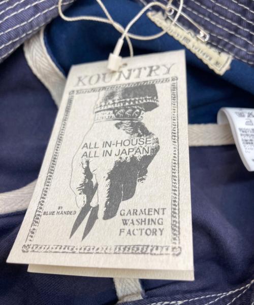 KOUNTRY（カントリー）KOUNTRY (カントリー) 老人と海HAT ネイビー サイズ:Fの古着・服飾アイテム