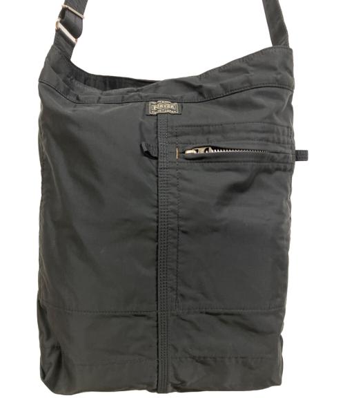 PORTER（ポーター）PORTER (ポーター) ナイロンショルダーバッグ ブラックの古着・服飾アイテム