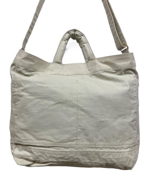 PORTER（ポーター）PORTER (ポーター) 2WAYトートバッグ アイボリーの古着・服飾アイテム