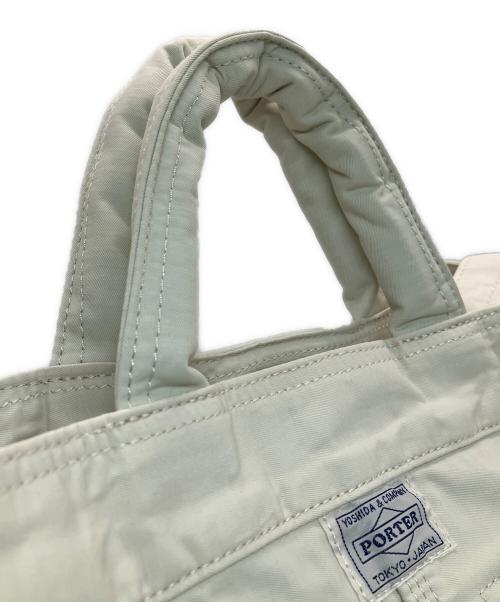 PORTER（ポーター）PORTER (ポーター) 2WAYトートバッグ アイボリーの古着・服飾アイテム