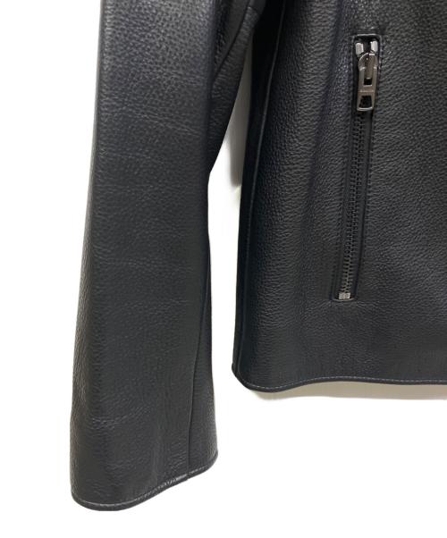 COACH（コーチ）COACH (コーチ) レザージャケット ブラック サイズ:Mの古着・服飾アイテム