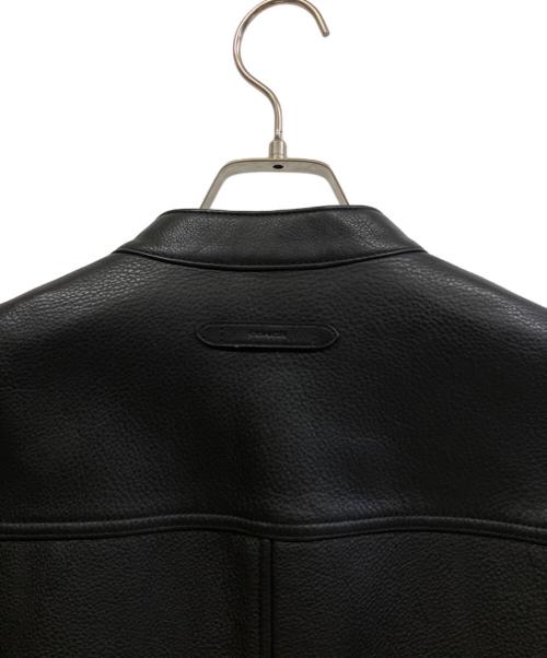 COACH（コーチ）COACH (コーチ) レザージャケット ブラック サイズ:Mの古着・服飾アイテム