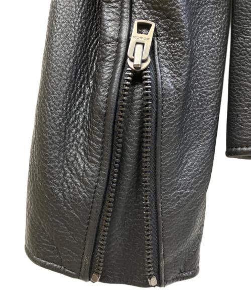 COACH（コーチ）COACH (コーチ) レザージャケット ブラック サイズ:Mの古着・服飾アイテム