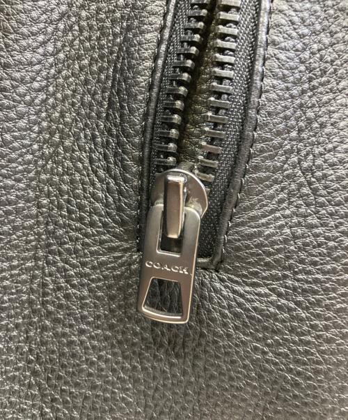 COACH（コーチ）COACH (コーチ) レザージャケット ブラック サイズ:Mの古着・服飾アイテム