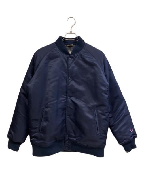 Champion（チャンピオン）Champion (チャンピオン) Ron Herman (ロンハーマン) ボンバージャケット ネイビー サイズ:Lの古着・服飾アイテム