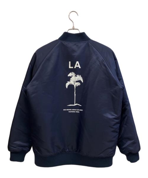 Champion（チャンピオン）Champion (チャンピオン) Ron Herman (ロンハーマン) ボンバージャケット ネイビー サイズ:Lの古着・服飾アイテム