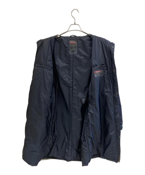 PRADA（プラダ）PRADA (プラダ) ダウンコート ネイビー サイズ:48の古着・服飾アイテム