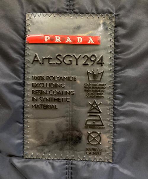 PRADA（プラダ）PRADA (プラダ) ダウンコート ネイビー サイズ:48の古着・服飾アイテム