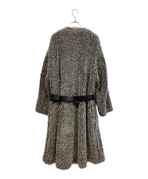 LIMI feu（リミフゥ）LIMI feu (リミフゥ) ボアパイルコート グレー サイズ:2の古着・服飾アイテム
