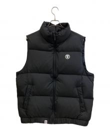 A BATHING APE（アベイシングエイプ）の古着「ダウンベスト」｜ブラック