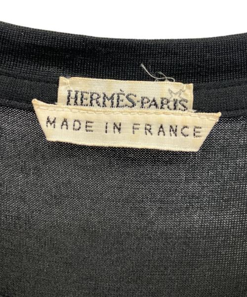 HERMES（エルメス）HERMES (エルメス) 半袖カットソー ブラック サイズ:38の古着・服飾アイテム