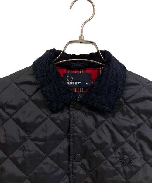 FRED PERRY（フレッドペリー）FRED PERRY (フレッドペリー) LAVENHAM (ラベンハム) キルティングジャケット ネイビー サイズ:XSの古着・服飾アイテム