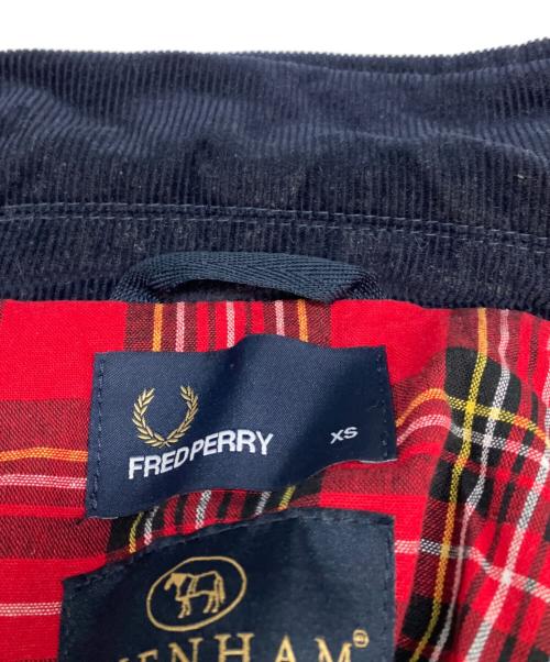 FRED PERRY（フレッドペリー）FRED PERRY (フレッドペリー) LAVENHAM (ラベンハム) キルティングジャケット ネイビー サイズ:XSの古着・服飾アイテム